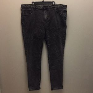 Faded black skinny jeans 18